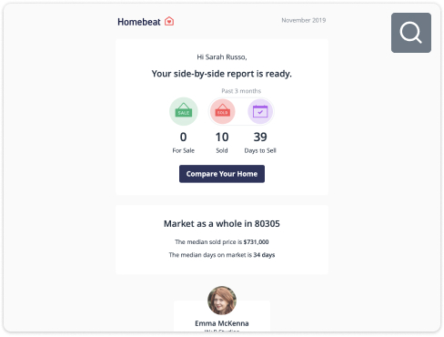 The Homebeat Email your clients will receive when you sign them up